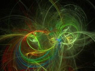 Imaginatory fractal background Image