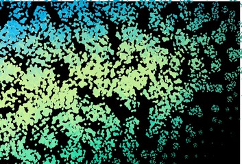 Dark Green, Yellow vector pattern with chaotic shapes.