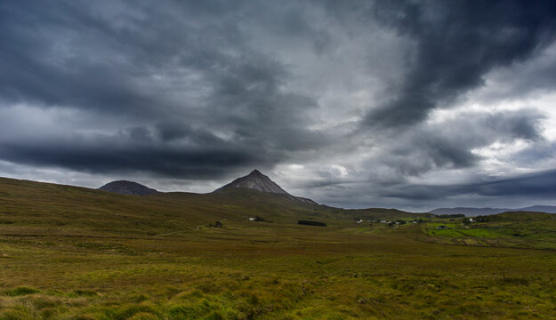 Dramatic irish landscape