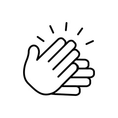 Obraz premium Applause icon Design Vector Template Illustration