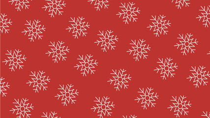 snowflakes red cute christmas day