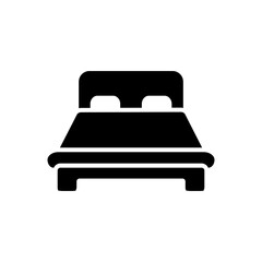 Bed Icon Design Vector Template Illustration