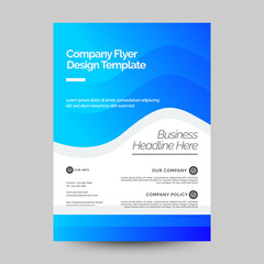 Abstract Business Flyer Design Template