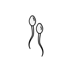 sperm vector design template illustration
