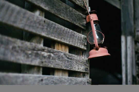 Old Latern in Barn