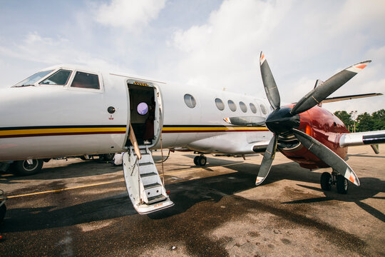 Private jet airplane