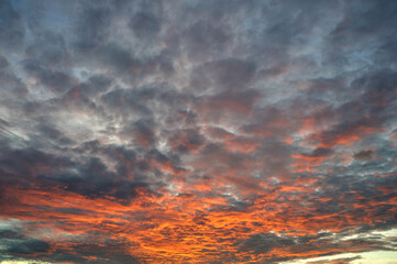 dramatic sky, dark clouds, sunset background