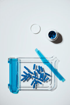 Medicine: Drug Counter With Capsules