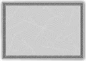 Design elements. Guilloche elements for make diploma or certificate.
