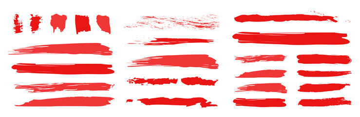 Brush touch material, ink splash, handwritten texture, texture material, rough lines, ink lines, Japanese style, Asian taste vector illustration