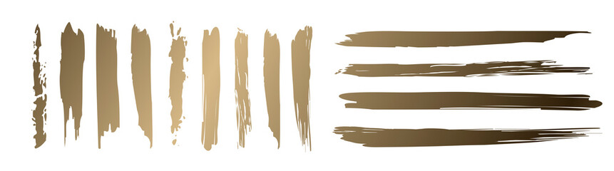 Brush touch material, ink splash, handwritten texture, texture material, rough lines, ink lines, Japanese style, Asian taste vector illustration