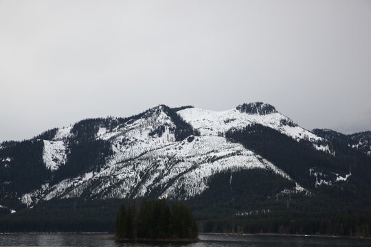 The End Of Winter In The Mountains