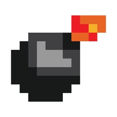 Pixel art bomb