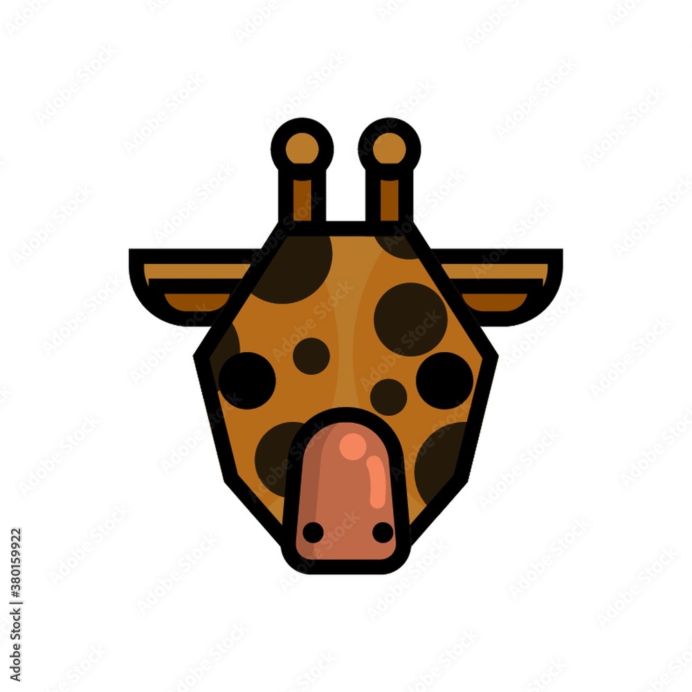 Sticker giraffe