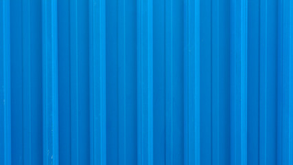 Obraz premium Blue color metal sheet wall panel, texture background.