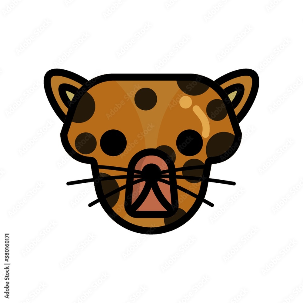 Sticker leopard