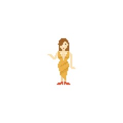 pixel art actress