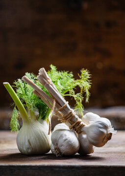 Garlic and Fennel.