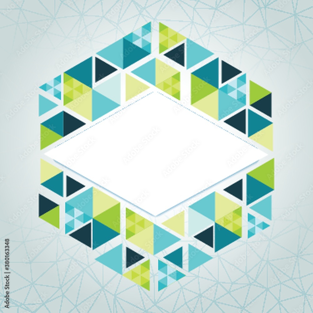 Canvas Prints geometric background design