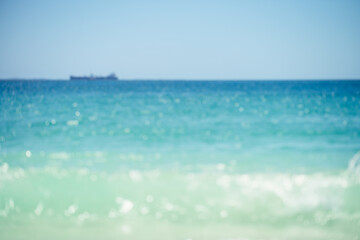 Beach on a summer morning