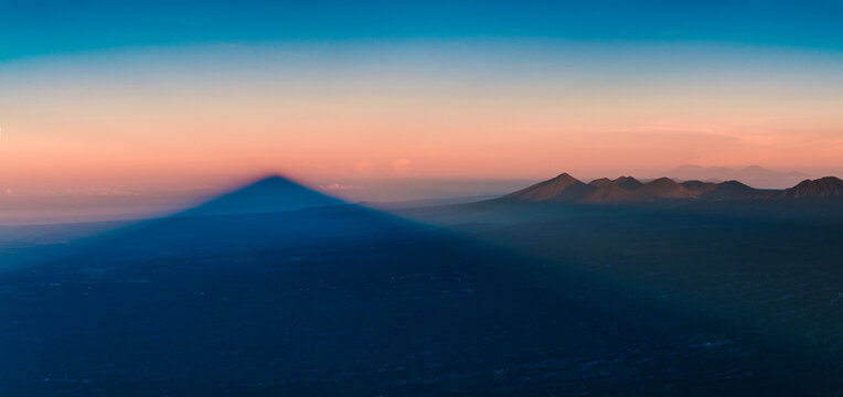 Volcano Mountan Shadow Landscape