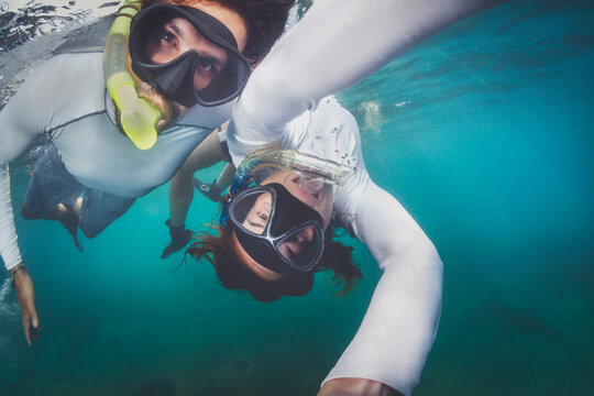 Young couple having fun