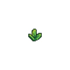 Fototapeta premium Pixelated green plant