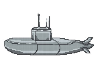 Fototapeta na wymiar Military submarine