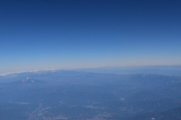 The view from an airplane in Japan