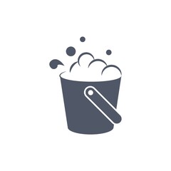 Bucket of soap water