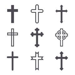 Set of christ icons