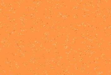 Light Orange vector pattern with sharp lines, dots.