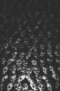 wall of skulls