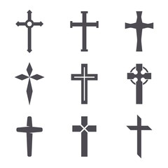 Set of christ icons
