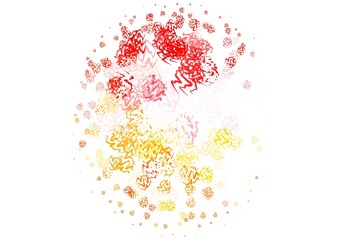 Light Red vector background with wry lines.