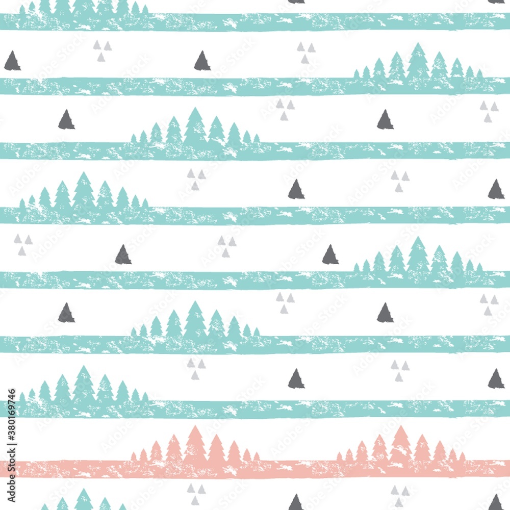 Poster scandinavian pattern design
