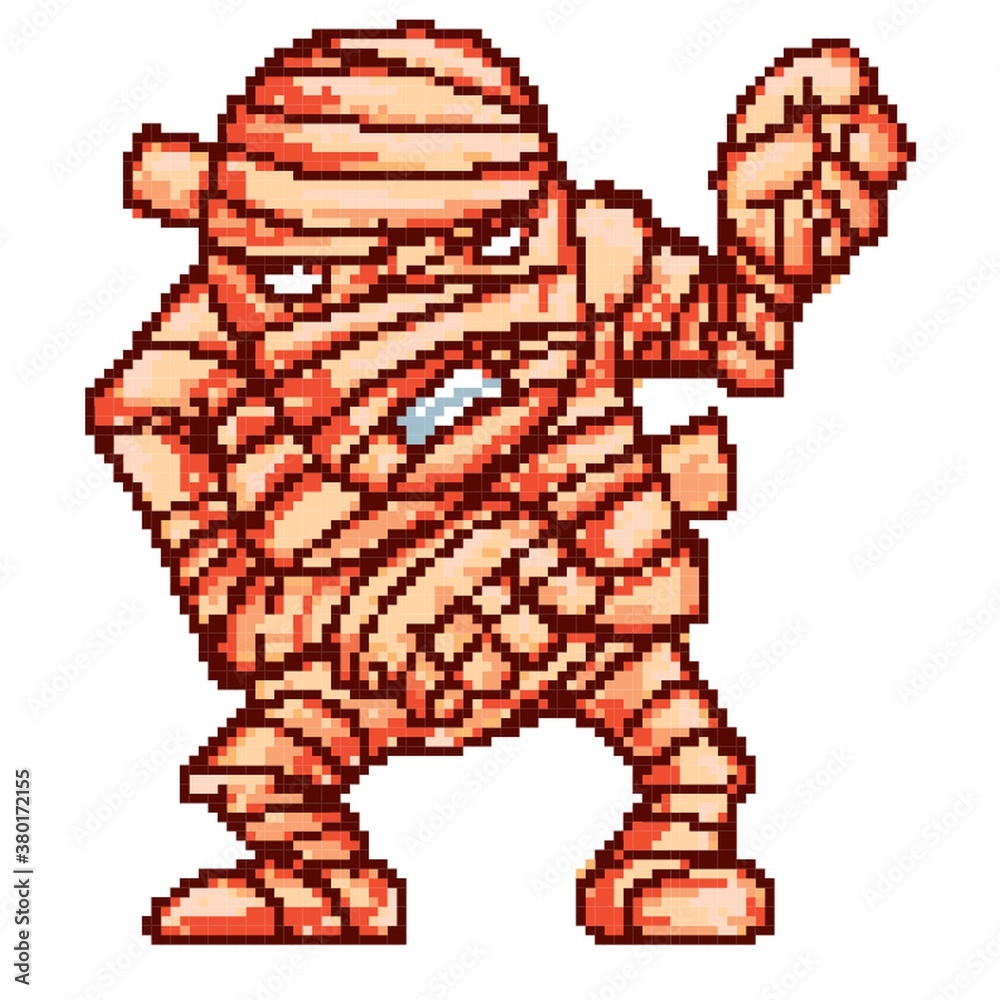 Sticker Mummy monster