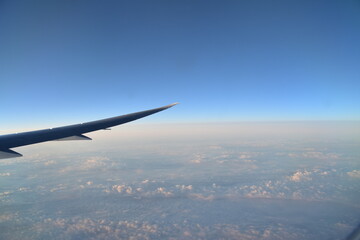 The view from an airplane in New Zealand