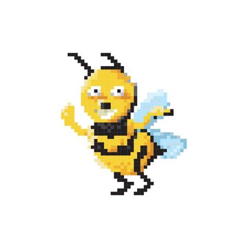 Pixel Art Bee