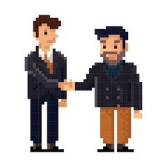 Pixel art business agreement