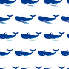 whale sperm seamless pattern for fabric