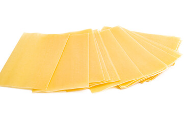 lasagna dough isolated