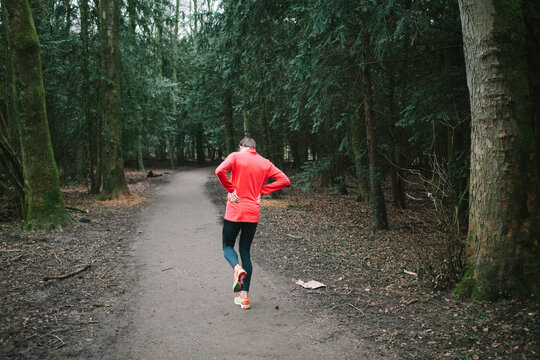 Runner fed up or being tired of running