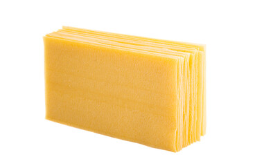 lasagna dough isolated