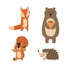 set of animal icons