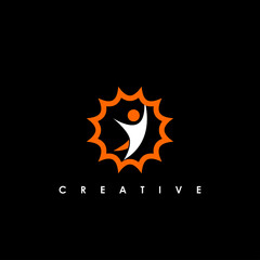 Healthy Life people Logo template vector icon
