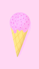 Delicious Ice Cream Cone
