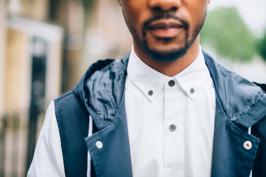 Attractive African-Amercian Guy in the city