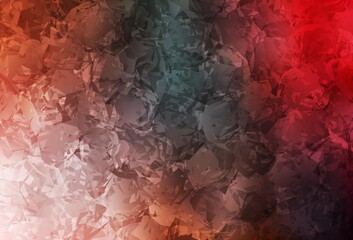 Light Green, Red vector doodle background with roses, flowers.