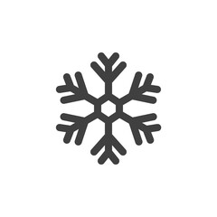 Xmas snowflake decoration line icon. linear style sign for mobile concept and web design. Winter snowflake outline vector icon. Symbol, logo illustration. Vector graphics